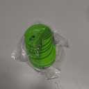 Coopay 3 1/4 Inches Air Hockey Pucks 6 Pack Full Size Heavy Replacement Pucks for Game Tables Equipment Accessories (Green)