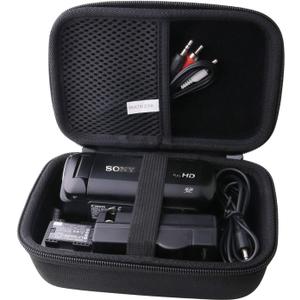 waiyu Hard Carrying Case for Sony HDRCX405/HDRCX455 Handycam Camcorder