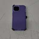 OtterBox iPhone 15, iPhone 14, and iPhone 13 Defender Series Pro Case - Mountain Majesty (Purple), screenless, Rugged & Durable, with Port Protection, Includes Holster Clip Kickstand