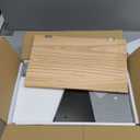 LOHASOK Bread Box for Kitchen Countertop Large Bread Box Farmhouse Bread Container Bread Storage with Window Bread Holder Black