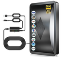 2025 Upgraded Indoor TV Antenna, 2800+ Miles Range Digital Antenna for Smart TV Indoor/Outdoor for Local Channels, HDTV Antenna with Amplifier Signal Booster 4k 8k- 38FT Coaxial Cable