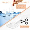 3/4 High Heel Cushion Insoles, Self-Adhesive Arch Support Inserts for Flat Feet and Arch Pain Relief, Gel Shoe Inserts for Sandal, Flats and High Heels (2 Pairs, Beige+ Black, Women's 5-8.5)