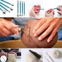 ReArt Natural Air-Dry Clay, Pottery Clay10LBs with 40 Pcs Pottery Tools Clay Sculpting Tool Set, All-Purpose Modeling Clay (Terra Cotta)