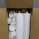 Bright Creations Pack of 8 Empty Caulk Tubes - 11 Oz Refillable Cartridges - Tile & Grout Sealant with Grout Dispenser - Reusable Design & Refillable Caulk Tubes - 8.4 x 1.9 in