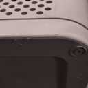 Mind Reader Slim Laundry Hamper with Lid, 60L Clothes Basket, Ventilated Plastic, Pink