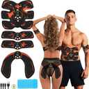Fitness Belt, Abs Stimulator Full Body Ab/Arm/Hip Trainer Abs Trainer Electronic Toning Belts home workout equipment for Abdomen/Waist/Leg/Arm/Hip