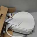 SR SUN RISE Electric Bidet Toilet Seat Elongated - Dual Nozzles for Female & Hip, Comfort Heated Seat & Air Dryer, 6 Wash Modes, Remote & Knob Control, Silent Close Lid, Nightlight, Ultra-Slim