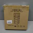 Vertical Shoe Rack - Tall Narrow Shoe Rack Organizer for Small Spaces,5 Tier Bamboo Shoen Shelf for Entryway,Closet,Corner,Doorway,Skinny Shoe Shelf Space Saving Shoe Storage,Free Stackable DIY