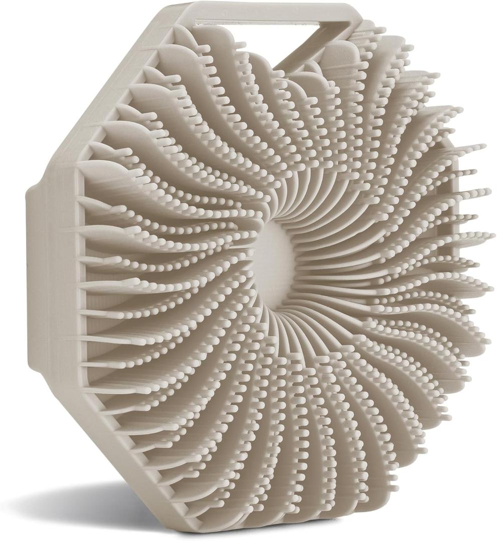 Sud Scrub Antimicrobial Silicone Body Scrubber, Exfoliating Body Scrubber for Sensitive Skin, Eco Friendly Shower Scrubber for Body, Silicone Body Brush for Showering