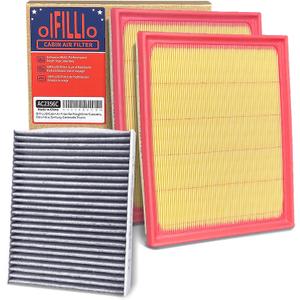 OIFILLIO Engine Cabin Air Filter for Tundra (2022 2023 2024 2025), Sequoia (2023-2025), Replace 17801-F4010, 87139-50110