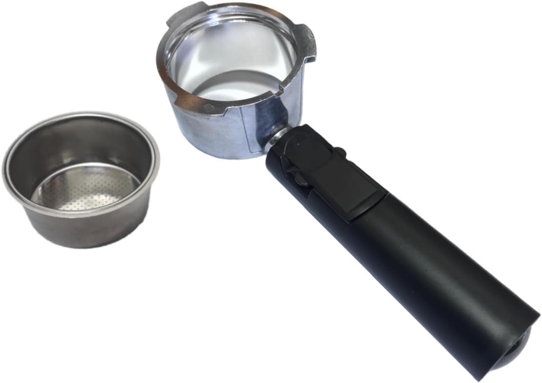 51mm 3-Ear Bottomless Portafilter with CASABREWS Espresso Machine CM5418, 3700Essential & 5418Pro (Filter Basket Included)