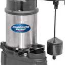 Superior Pump 92151 1 HP Cast Iron Sump Pump Side Discharge with Vertical Float Switch