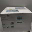 Homewerks 7117-02-HW Bathroom Fan Integrated LED Light Ceiling Mount Exhaust Ventilation 1.5 Sones 80 CFM, Frosted