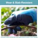 CYRUS 2 Pairs Nitrile Gardening Gloves for WomenMen, Thorn-Proof Garden Gloves,Work for Weeding, Digging, Pruning