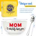 Unique Mom Birthday Gifts from Daughter Son, Mom I Cerealsly Love You, Funny Moms Gift Ideas for Christmas from Kids, Best Moms Ever Gifts, Cereal Bowl Presents Box