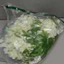 GPARK (36 Branches 12 Pack /45 inch /3.7ft Wisteria Hanging Artificial Flowers Fake Bushy Silk Vine Garland String for Wedding Party Garden Greenery Home Wall Deco Beige+Green+White