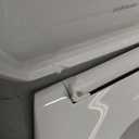 Hibbent Premium Elongated Toilet Seat with Cover Quiet Close, One-Click to Quick Release, Easy Installation Non-Slip Seat Bumpers, Slow Close Toilet Seat and Cover, Easy Cleaning-White Color