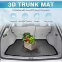 Mixsuper Custom Fit Cargo Liner for Acura RDX 2013-2018 Trunk Mat All Weather Rear Cargo Mat Trunk Liner Black
