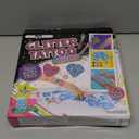 Original Stationery 33-Piece Glitter Tattoos Set, Face and Skin-Friendly with 24 Stencil Designs, 6 Colorful Cosmetic Glitters, 2 Brushes and Body Adhesive, Easter Sleepover Party Supplies for Girls