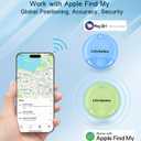 Ultrbeka Air Tracker Tag 4 Pack Bluetooth Item Finder for iPhone – MFi Certified Smart Tracker Compatible with Apple Find My, IP67 Waterproof Key Finder for Keys, Wallet, Luggage, Bike, Backpack