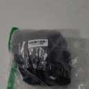 MISSACTIVER Womens Bubble Crop Tank Tops Oversized Sleeveless Workout Cropped Top Backless Crew Neck Tee Shirts Top Black L 