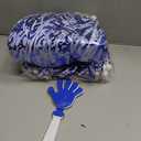 48 Pcs Cheerleading Pom Poms and Hand Clappers Noisemakers Set for Team Spirit Items Sporting Events Football Baseball Cheering Essentials Party Favors DanceBlue and White