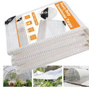 Ansgery 16 Mil Greenhouse Cover,Clear Plastic Tarps Heavy Duty Waterproof 18x24FT,UV Resistant Poly Clear Tarps with Grommets, Greenhouse Heavy Duty Tarp for Gardening, Farming, Nursery, Garden