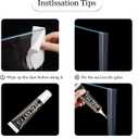 Flexible Shower Door Side Seal Strip 100 Inch Shower Door Side Sweep for 3/8" Framelss Glass Door