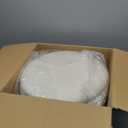 Royal Windsor Round Ottoman with Storage Set of 2,Vanity Stool with Storage for Bedroom, Ottoman Coffee Table,Small Velvet Foot Stool for Living Room, Beige