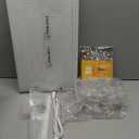 GOSLARLIT Hexagon LED Garage Light, 25 Pack LED Shop Ceiling Lamp, 144W 15950LM 6500K Daylight White, Linkable Plug-in Hexagon Lamp for Workshop Gym Car Care Warehouse 95x66inch