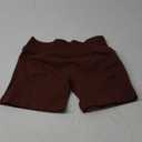 Unthewe Womens Workout Seamless Scrunch Butt Lifting Shorts High Waisted Tummy Control Gym Yoga Shorts Brown Medium