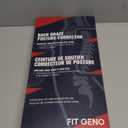 Fit Geno Back Brace Posture Corrector for Women and Men, Shoulder Straightener, Adjustable Full Back Support, Upper and Lower Back Pain Relief - Scoliosis, Hunchback, Hump, Thoracic, Spine Corrector, M