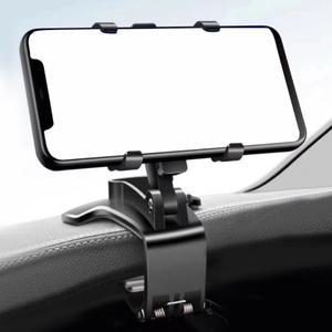 Universal Car Phone Holder Mount,360Rotation Dashboard Phone Holder for Your Car Accessories, car Phone Mount for 4 to 7" Smartphones (black)