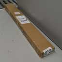 Brushed Nickel Disc Curtain Rods, 28-48 Inches Window Curtain Rod,Adjustable Room Darkening Curtain Rod with Aluminum Finials and Brackets,Wrap Around Design