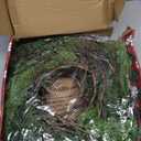 9 FT Christmas Cedar Garland, Thick Green Cypress Garlands, Real Touch Pine Garlands, Realistic Garland Christmas Decorations for Outdoor Indoor Table Mantel Railing Stair Porch Decor