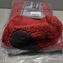 PURRUGS Dirt Trapping Door Mat 32" x 47", Non-Skid/Slip Machine Washable Microfiber Entryway Rug, Dog Doormat, Super Absorbent Welcome Mat for Muddy Wet Shoes and Paws, Burgundy Red