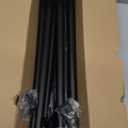 Black Wrap Around Curtain Rods 72 to 144:Blackout Heavy Duty Adjustable Long Window Curtain Rod Room Darkening Modern Industrial Curved French Return Metal Drapery Rod Easy Install Matte Black