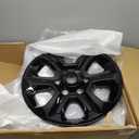 17 inch Hubcap Wheel Skin Covers Compatible with 2014-2024 Toyota 4Runner SR5, Durable ABS Plastic Rim Covers (Set of 4), Fit for Standard Wheels - Snap On Tire Cover Replacement (Glossy Black)