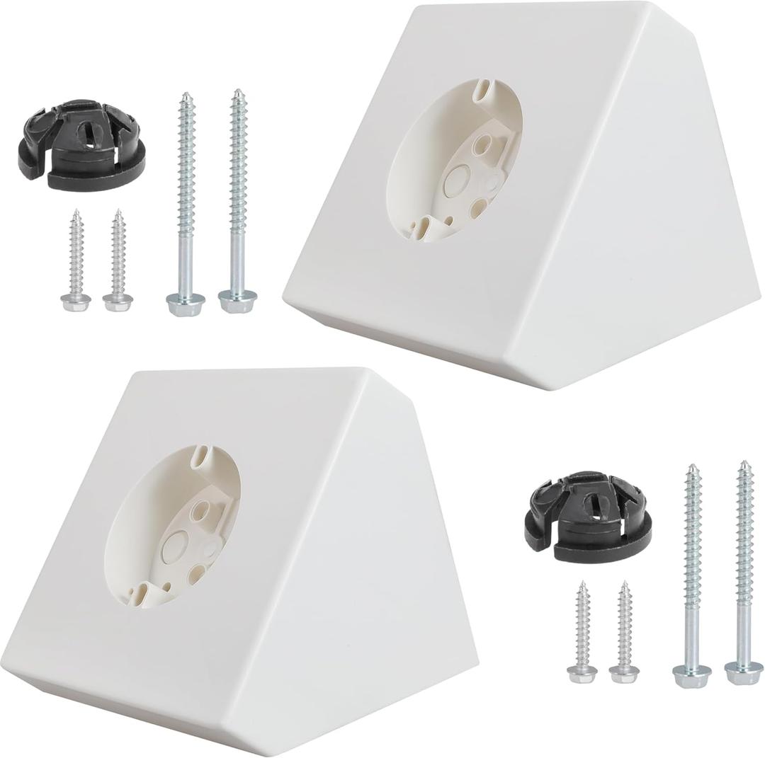 Ceiling Fan Light Fixture Mounting Box Fan Mounting Bracket FB900 Ceiling Fan Angle Mount for Cathedral Ceiling Angles of 80and Up (2Pack)