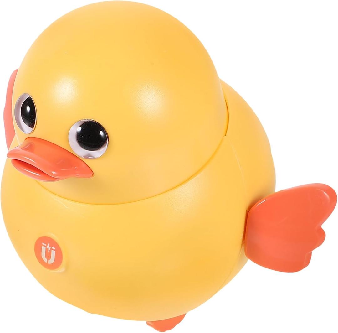 Electric Swinging Duck Toy for Babies Interactive Plastic Toy LED Lights and Music Adorable Cartoon Duck for Toddlers and Children Playtime