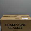 UMEIED 7.5 Oz Champagne Flutes Set Of 12, Long Stemmed Crystal Clear Champagne Flute Glass Set, Sparkling Wine Glasses for Home Party Wedding Birthday Housewarming Gifts