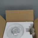 Modern Globe Glass Wall Sconces- Minimalist Home Shop Decor Wall Light 7" Glass Shade Hardwired- 1 Light Mid Century Wall Lamps Indoor Bedroom Bathroom Hallway Vanity Sconce Light (Gold-White)