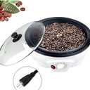 LUEUR Electric Coffee Roasters For Home Use,Coffee Bean Roaster Machine Coffee Bean Roaster For Stovetop, Countertop, Commercial Coffee Bean Roasting Machine 110V