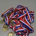 Remuuly 30 Pcs Gold Medals Bulk 2'' Basketball Soccer Baseball Volleyball Football Lacrosse Kickball Cheer Bowling Trophy Medals for Awards for Sports Participation Winner Gift