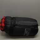 Swtmerry Double Sleeping Bag for Adults with 2 Pillows, Big & Tall Queen Size XL Sleeping Bag for 2 Person, Waterproof & Lightweight Warm for 3 Seasons, Cold Weather,Camping, Hiking & Backpacking (Black/Red)