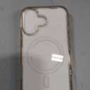 Temdan for iPhone 17 Case Clear with Screen Protector, [Compatible with Magsafe][Anti-Yellowing][Military-Grade Protection] Shockproof Slim Magnetic Phone Case 6.3 inch, Transparent