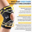 NEVVIS Knee Brace, Patellar stabilizing Knee Brace for Running Knee Support Meniscal Tear Knee Pain, ACL, MCL, Arthritis Injuries Recovery (Medium)