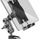 Aluminum Heavy Duty Dashboard & Windshield Tablet Holder Car Mount, 3602-Stage Stand Metal Bracket Suction Cup for 4.7-12.9" iPad Pro/Air/Mini/Samsung Galaxy Tab, for Car Truck Wall Desk Kitchen