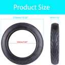14 x 2.50 Tire,14 Inch Electric Bike Replacement Tubeless Tire with Angled Valve Stem Compatible with Electric Scooters, E-Bike