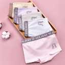 Girls Underwear Cotton Girls Boxer Briefs Comfort Breathable Little/Big Girl Shorts Briefs For 2-16 YRS